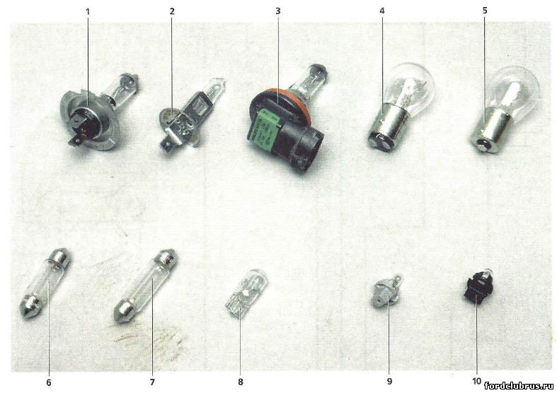 Лампы Форд Фокус 1.
